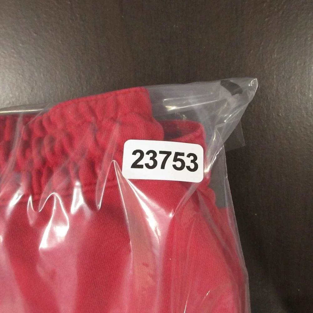 Air Jordan Shorts Mens Medium Red Jump Man Sweat Basketball Fleece Comfort 9